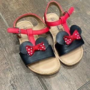 Baby Gap Minnie Mouse sandals - size 8